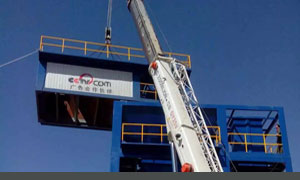 asphalt mixing plant installation